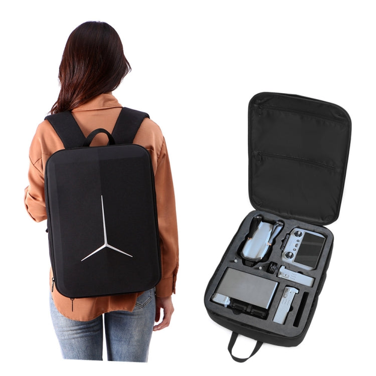 For DJI AIR 3 Storage Bag Backpack Compatible with RC-N2 or RC 2 Remote Control(Black) - Backpacks & Bags by PMC TechLife | Online Shopping South Africa | PMC TechLife