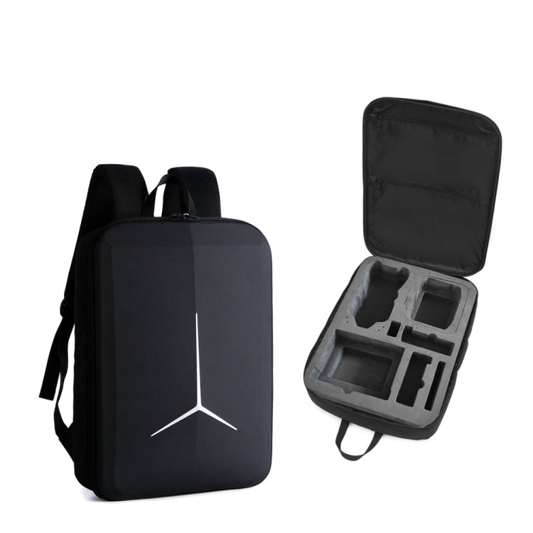 For DJI AIR 3 Storage Bag Backpack Compatible with RC-N2 or RC 2 Remote Control(Black) - Backpacks & Bags by PMC Jewellery | Online Shopping South Africa | PMC Jewellery