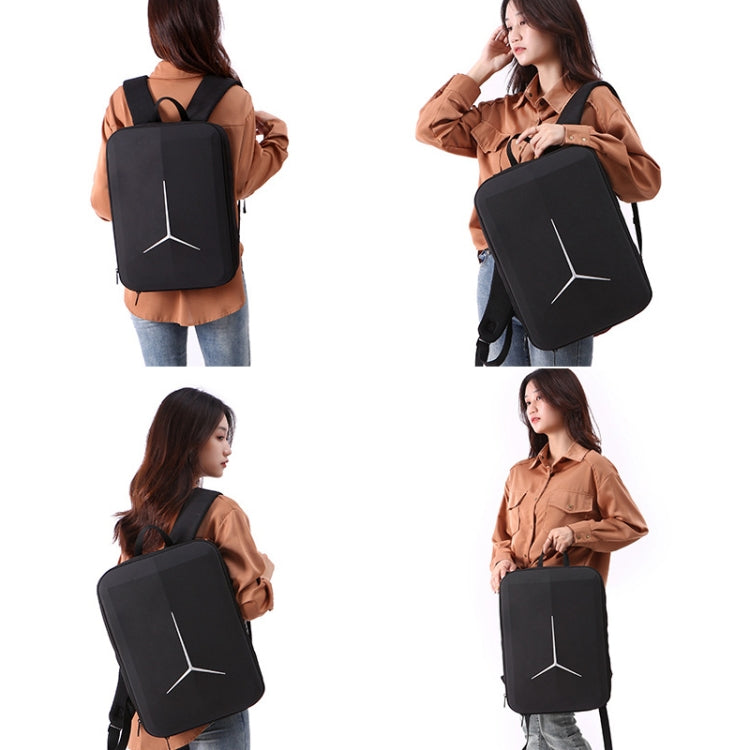 For DJI AIR 3 Storage Bag Backpack Compatible with RC-N2 or RC 2 Remote Control(Black) - Backpacks & Bags by PMC Jewellery | Online Shopping South Africa | PMC Jewellery