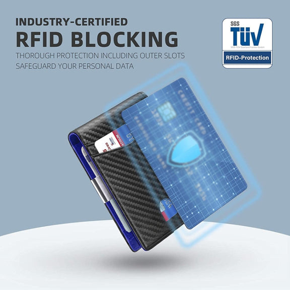 RFID Anti-Magnetic And Anti-Theft Leather Multi-Card Credit Card Wallet Coin Purse(Black)