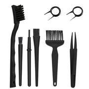 8pcs/set Anti-Static Computer Cleaning Brush Tweezer Set Sweep Keyboard