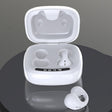 JX80 TWS Wireless Bone Conduction Clip-On Ear Noise Reduction Bluetooth Headset(White) - free shipping - PMC TechLife - Order now!