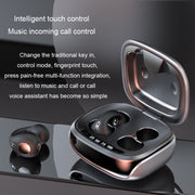 JX80 TWS Wireless Bone Conduction Clip-On Ear Noise Reduction Bluetooth Headset(White)