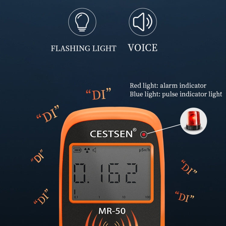 CESTSEN MR-50EXP  Nuclear Radiation Detector Radioactive Environmental Radiation αβγX-Ray Detector,CN Plug - free shipping - PMC Jewellery - Order now!