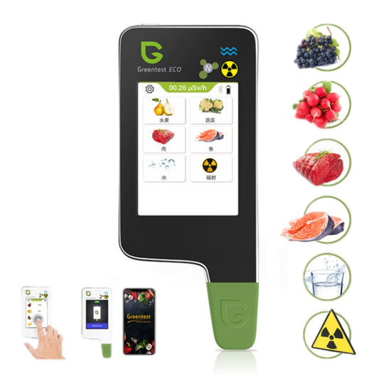 Greentest ECO6 Vegetable, Fruit, Meat Food Nitrate Water Quality Nuclear Radiation Environmental Detector, EU Plug(Black) - free shipping - PMC Jewellery - Order now!
