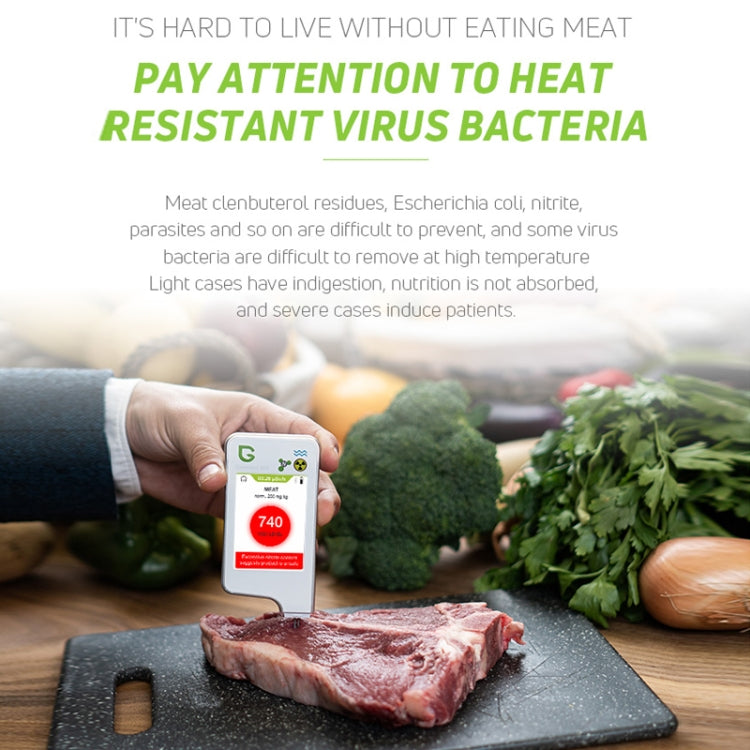 Greentest ECO6 Vegetable, Fruit, Meat Food Nitrate Water Quality Nuclear Radiation Environmental Detector, EU Plug(Black) - free shipping - PMC Jewellery - Order now!