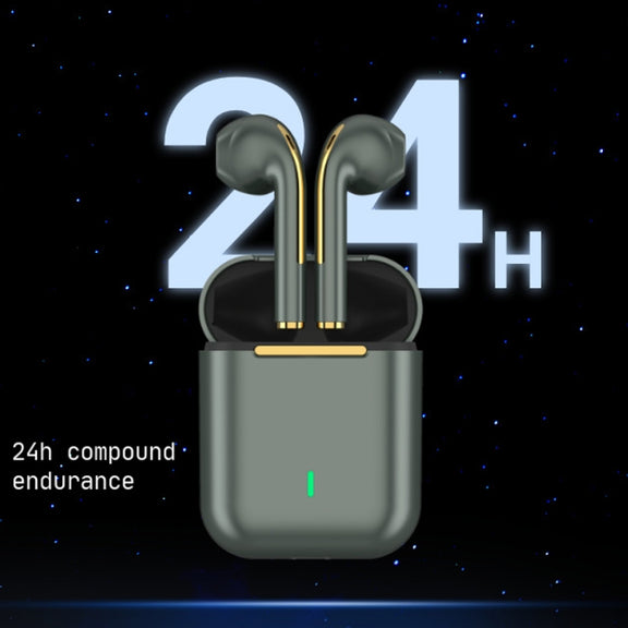 J18 Bluetooth 5.0 TWS In-Ear Wireless Earphones Long Battery Life Headphones(Blue)