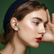 J18 Bluetooth 5.0 TWS In-Ear Wireless Earphones Long Battery Life Headphones(Blue)