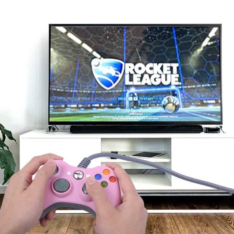 For XBOX 360 Console And PC USB Dual Vibration Wired Gamepad(Blue) - Gamepad by PMC TechLife | Online Shopping South Africa | PMC TechLife