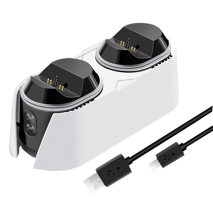 For PS5 Gamepad Contact Dual Charging Dock Gamepad Charger - Charger & Power by PMC TechLife | Online Shopping South Africa | PMC TechLife | Buy Now Pay Later Mobicred