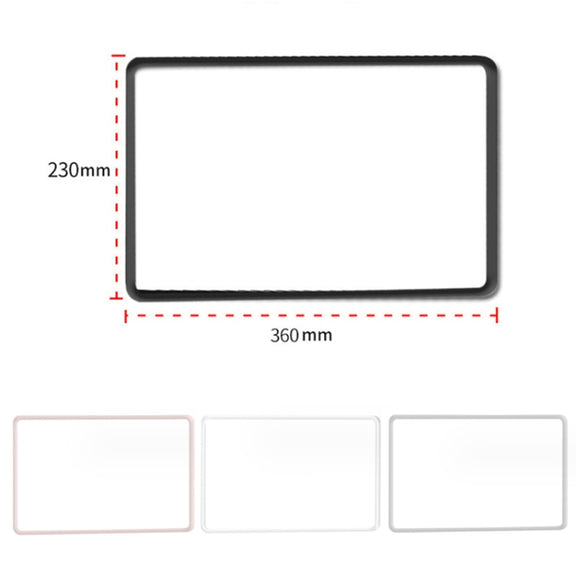 For Tesla Model3/Y Screen Bumper Protective Cover Silicone Frame(Pink)