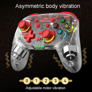 For PS3 / PS4 Dual Vibration Wireless Gamepad With RGB Lights(Green)