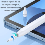 For Apple Pencil 1/2 Generation Modified Metal Wear-Resistant Paper-Like Needle Tube Nib, Color: 4.0 Extended Reform Silver