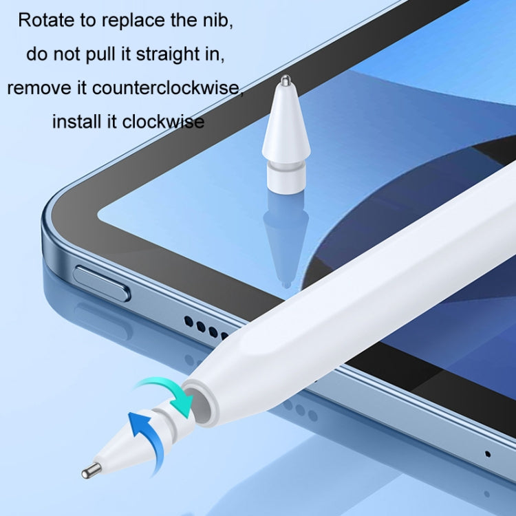 For Apple Pencil 1/2 Generation Modified Metal Wear-Resistant Paper-Like Needle Tube Nib, Color: 3.0 Reform Round Head Silver
