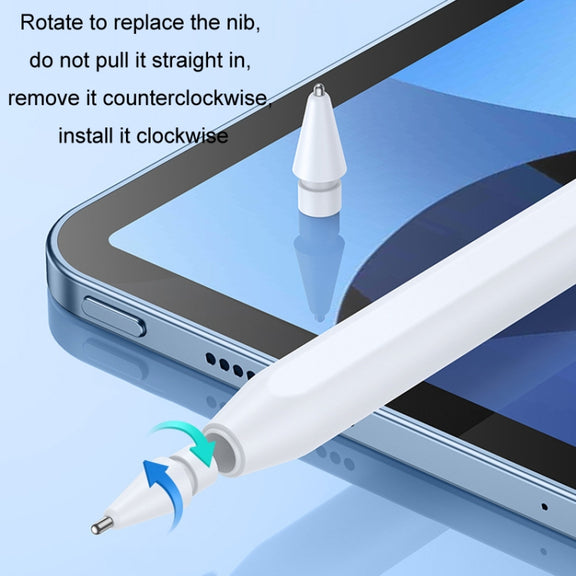 For Apple Pencil 1/2 Generation Modified Metal Wear-Resistant Paper-Like Needle Tube Nib, Color: 3.5 Standerd Reform Silver