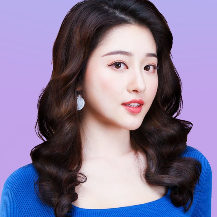 Extended Automatic Ceramic Curling Iron 32mm Shaped Big Wave Styling Tools,CN Plug(Purple) - Hair Curler by PMC TechLife | Online Shopping South Africa | PMC TechLife | Buy Now Pay Later Mobicred