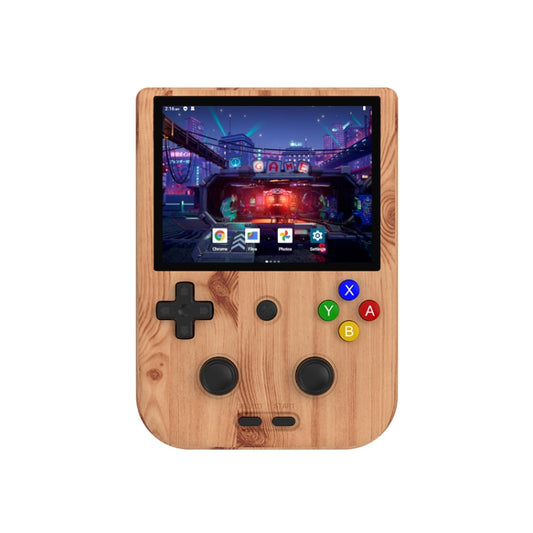 ANBERNIC RG405V 4+256G 10000 Games Handheld Game Console 4-Inch IPS Screen Android 12 System T618 64-Bit Game Player(Wood Grain) - free shipping - PMC Jewellery - Order now!
