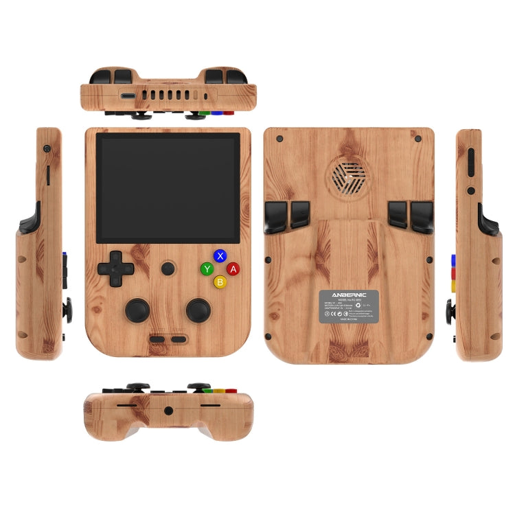 ANBERNIC RG405V 4+256G 10000 Games Handheld Game Console 4-Inch IPS Screen Android 12 System T618 64-Bit Game Player(Wood Grain) - free shipping - PMC TechLife - Order now!