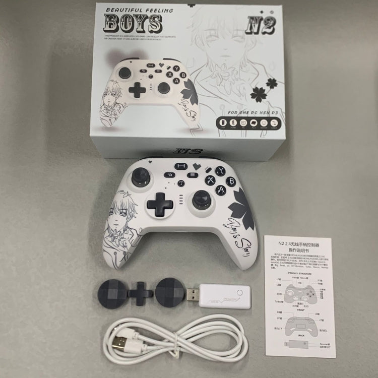 N2 Wireless 2.4G Controller Gamepad For Xbox One/One S/One X/Series S/Series X/PC Windows(Black) - Gamepad by PMC Jewellery | Online Shopping South Africa | PMC Jewellery | Buy Now Pay Later Mobicred