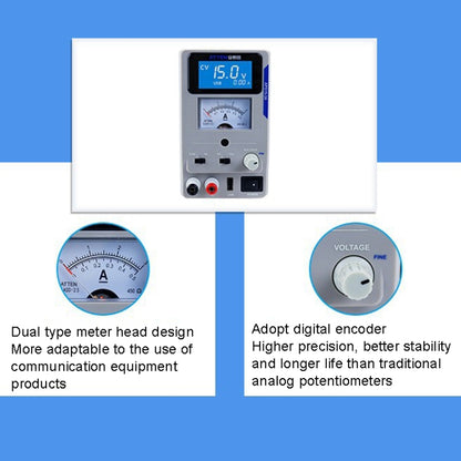 ATTEN APS22-5A 22V 5A USB Digital Variable Adjustable Laboratory DC Power Supply For Mobile Repair, EU Plug - free shipping - PMC Jewellery - Order now!