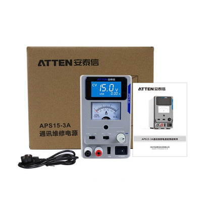 ATTEN APS22-5A 22V 5A USB Digital Variable Adjustable Laboratory DC Power Supply For Mobile Repair, EU Plug - free shipping - PMC Jewellery - Order now!
