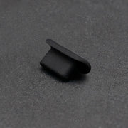 8 Pin Phone Dust Plug Silicone Charging Port Plug(Black)
