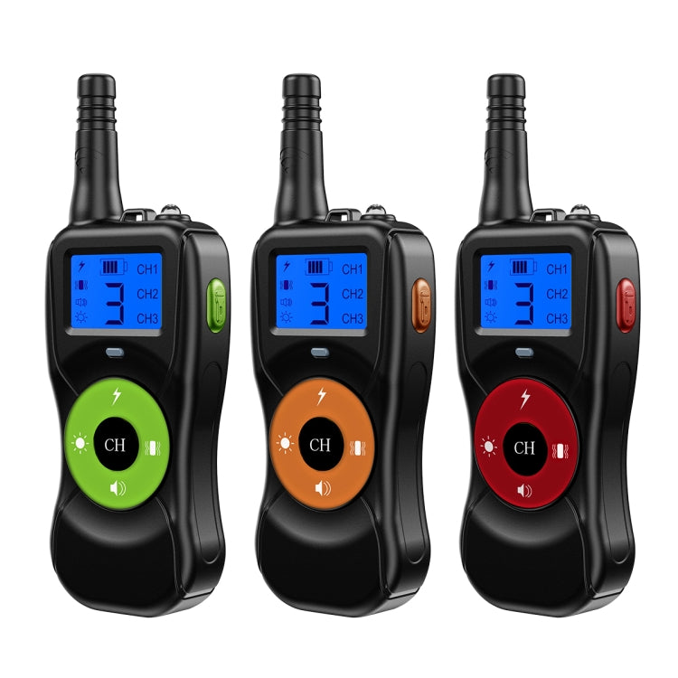 Smart Electronic Remote Control Dog Training Device Water-resistant Pets Bark Stopper, Size: For-Two-Dog(Orange)
