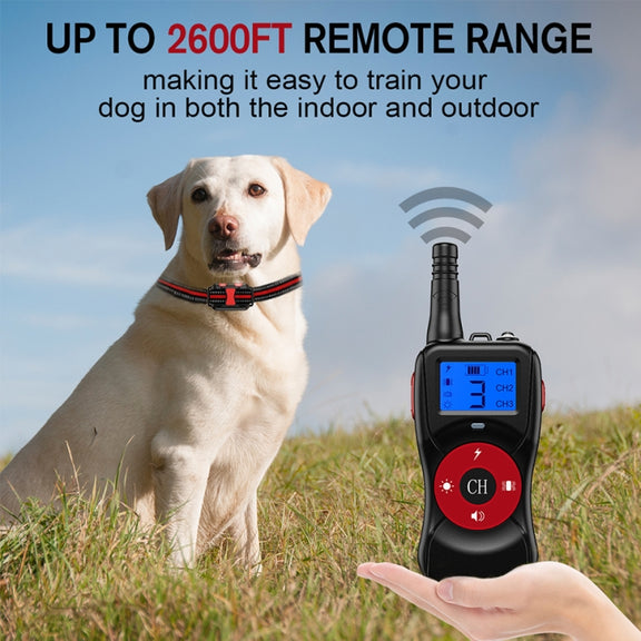 Smart Electronic Remote Control Dog Training Device Water-resistant Pets Bark Stopper, Size: For-Two-Dog(Orange)