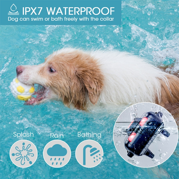 Smart Electronic Remote Control Dog Training Device Water-resistant Pets Bark Stopper, Size: For-Two-Dog(Orange)