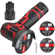 HILDA 12V 3 Inch Li-Ion Angle Grinder Home Cutting And Sanding Machine, US Plug, Model: Plastic Package With 1 Battery - free shipping - PMC TechLife - Order now!