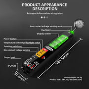BSIDE S6 Smart Digital Multimeter Current Test Pen Capacitance Temperature Voltage Detector(Charging Model)