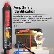 BSIDE S6 Smart Digital Multimeter Current Test Pen Capacitance Temperature Voltage Detector(Charging Model)