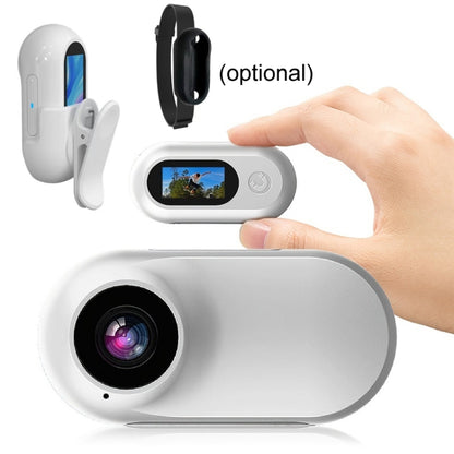 Magnetic Thumb Camera Portable HD Camera For Outdoor Cycling, Model: Standard+Pet Silicone Collar - free shipping - PMC Jewellery - Order now!