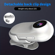 Magnetic Thumb Camera Portable HD Camera For Outdoor Cycling, Model: Standard+Pet Silicone Collar