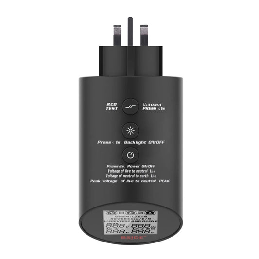BSIDE ASTS Circuit Analyzer Plug Power Tester UK Plug - free shipping - PMC Jewellery - Order now!
