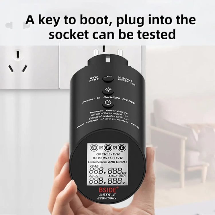 BSIDE ASTS Circuit Analyzer Plug Power Tester UK Plug - free shipping - PMC TechLife - Order now!