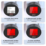 BSIDE ASTS Circuit Analyzer Plug Power Tester US Plug