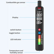 BSIDE X4A Portable Combustible Gas Detector Gas Leakage Alarm