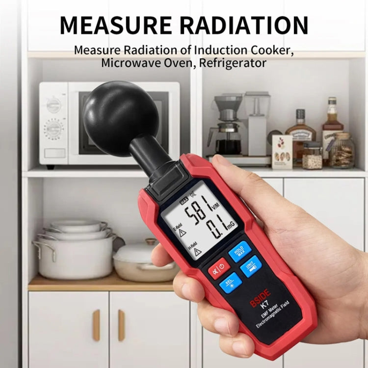 BSIDE K7 Handheld Electromagnetic Radiation Detector Electromagnetic Wave Tester - free shipping - PMC TechLife - Order now!