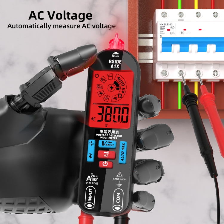 BSIDE A1X Charging Model Mini Digital Electric Pen Intelligent Automatic Merit Multimeter, Specification: Standard - Digital Multimeter by BSIDE | Online Shopping South Africa | PMC Jewellery | Buy Now Pay Later Mobicred