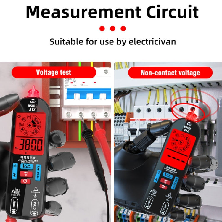 BSIDE A1X Charging Model Mini Digital Electric Pen Intelligent Automatic Merit Multimeter, Specification: With Tool Pack