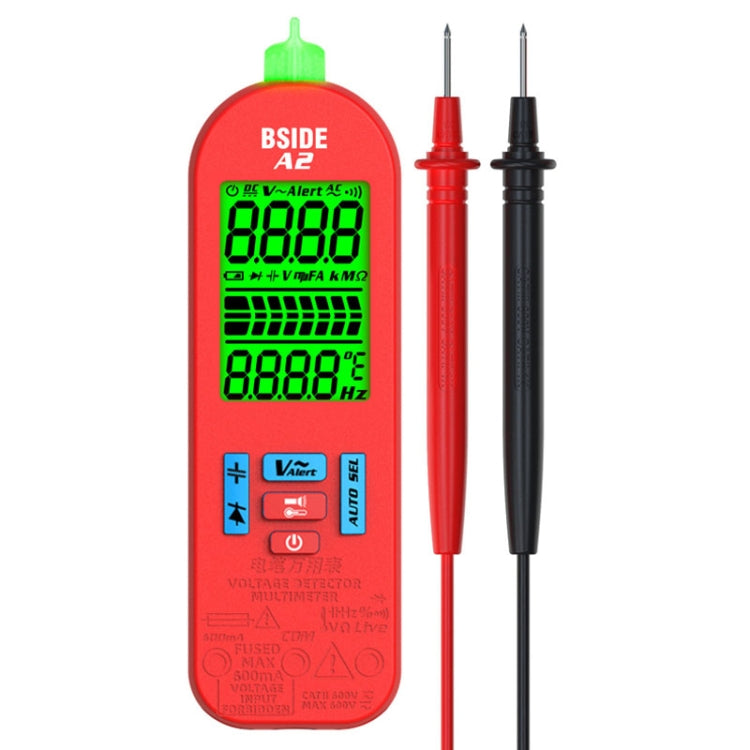 BSIDE A2 Charging Model Mini Digital Auto-Ranging Pencil Multimeter, Specification: With Tool Pack - free shipping - PMC TechLife - Order now!
