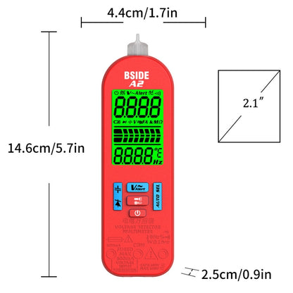 BSIDE A2 Charging Model Mini Digital Auto-Ranging Pencil Multimeter, Specification: Standard - free shipping - PMC Jewellery - Order now!