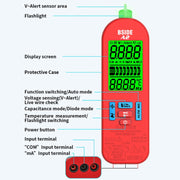BSIDE A2 Charging Model Mini Digital Auto-Ranging Pencil Multimeter, Specification: With Tool Pack