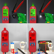 BSIDE A2 Charging Model Mini Digital Auto-Ranging Pencil Multimeter, Specification: With Tool Pack