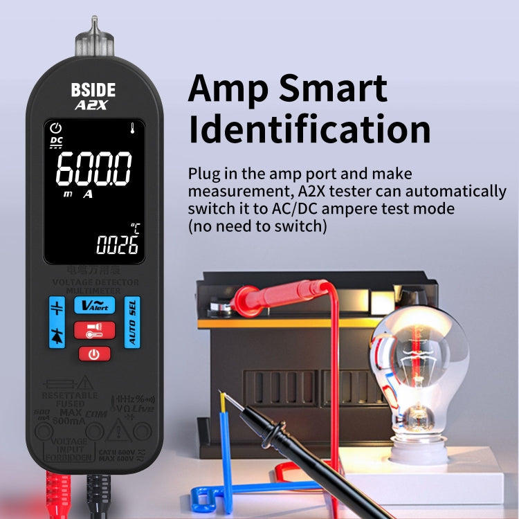 BSIDE A2X Charging Model Mini Digital Pen Auto Ranging Multimeter - free shipping - PMC Jewellery - Order now!