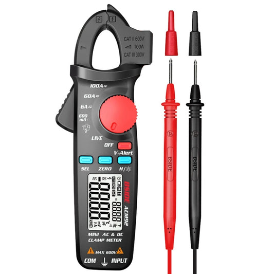 BSIDE ACM92 Digital Clamp Multimeter Current And Voltage Tester - free shipping - PMC Jewellery - Order now!