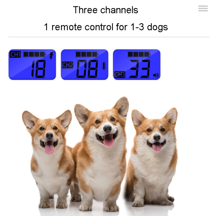 800m Remote Control Stop Barker Dog Trainer Smart Anti-Disturbance Vibration Collar, Specification: With 3 Collars - Training Aids by PMC TechLife | Online Shopping South Africa | PMC TechLife | Buy Now Pay Later Mobicred