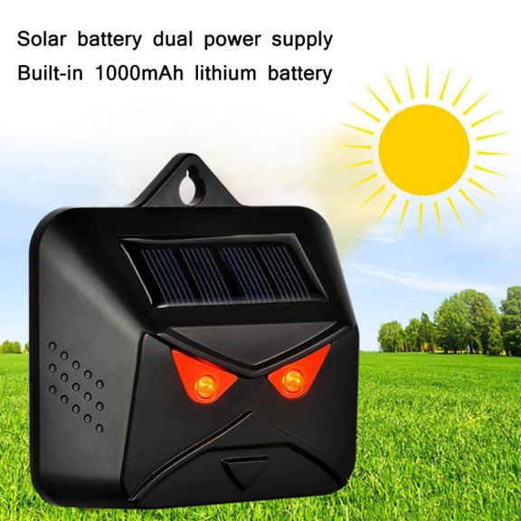 4pcs /Box Solar Animal Repeller Water-resistant Animal Deterrent with Red LED Light