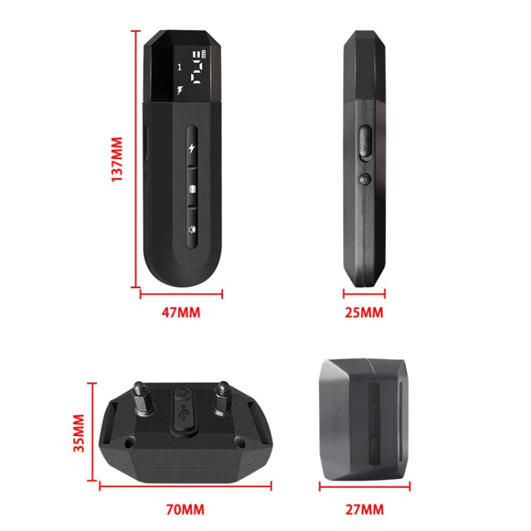 669N-1 Smart Remote Control Dog Trainer Stop Barker Water-resistant Vibration Collar